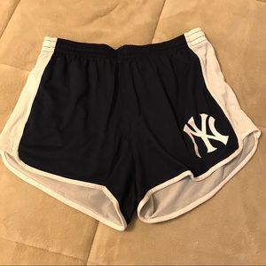 VS PINK Yankees shorts